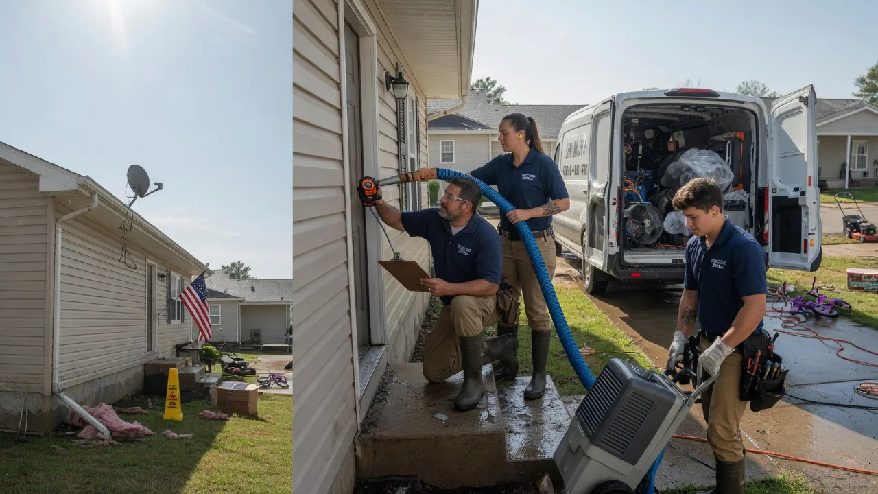 Ceiling Water Damage Restoration in Malcom, IA near me